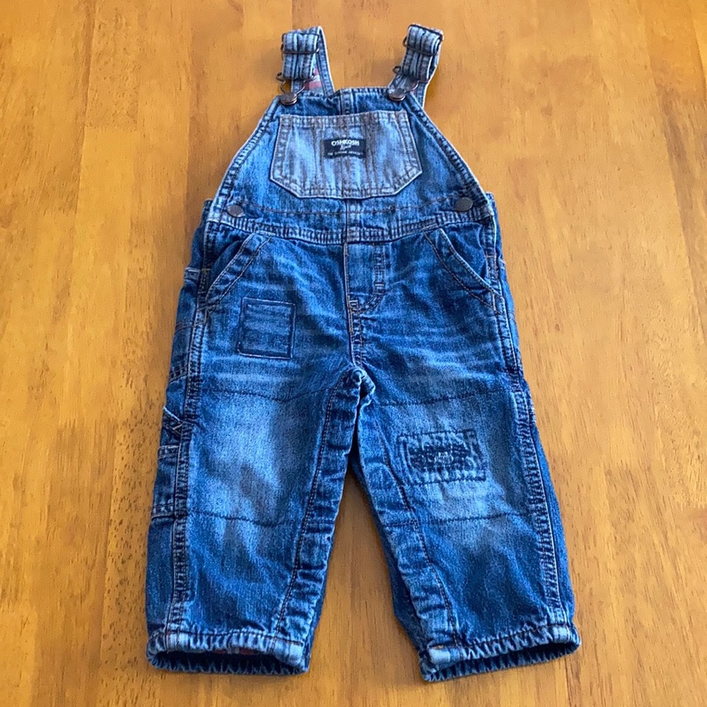 Oshkosh B’gosh Lined Denim Overalls 12m